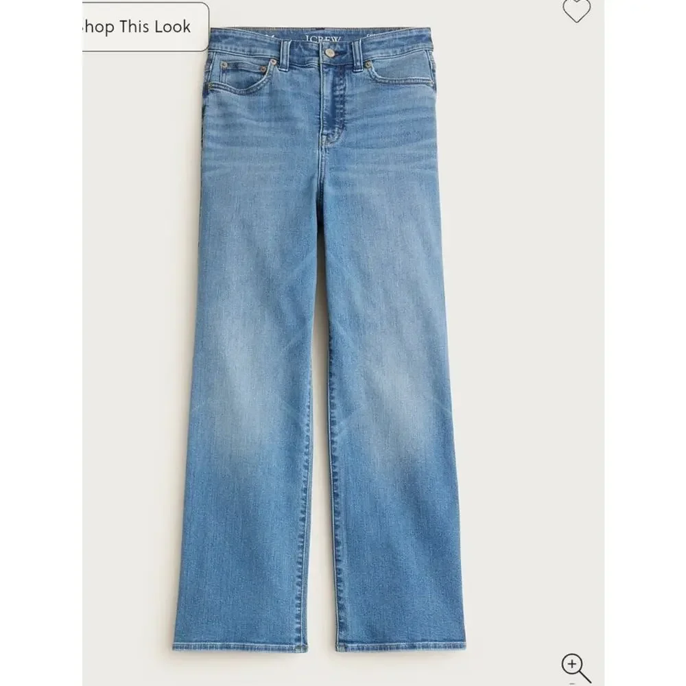 NWT J. Crew Curvy Slim-Wide Jean 30